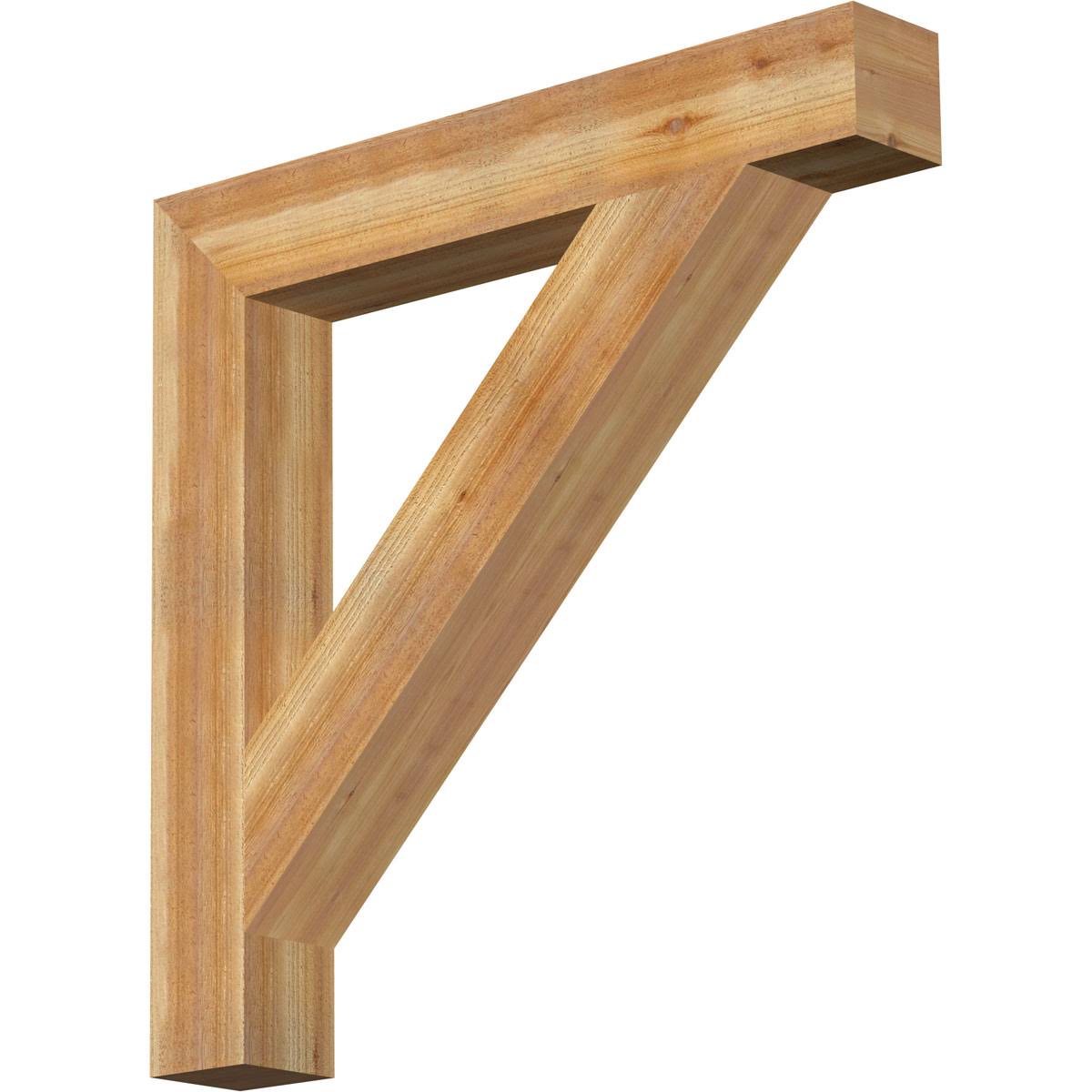 Western Red Cedar Traditional Block Bracket M6921