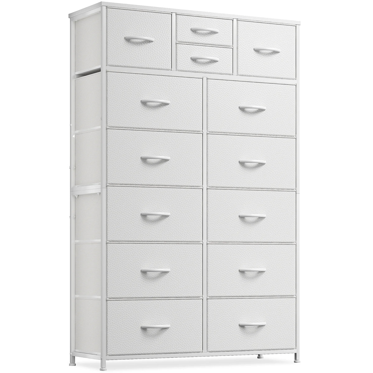 Charcoal Black 14 Drawer Tall Dresser M66992