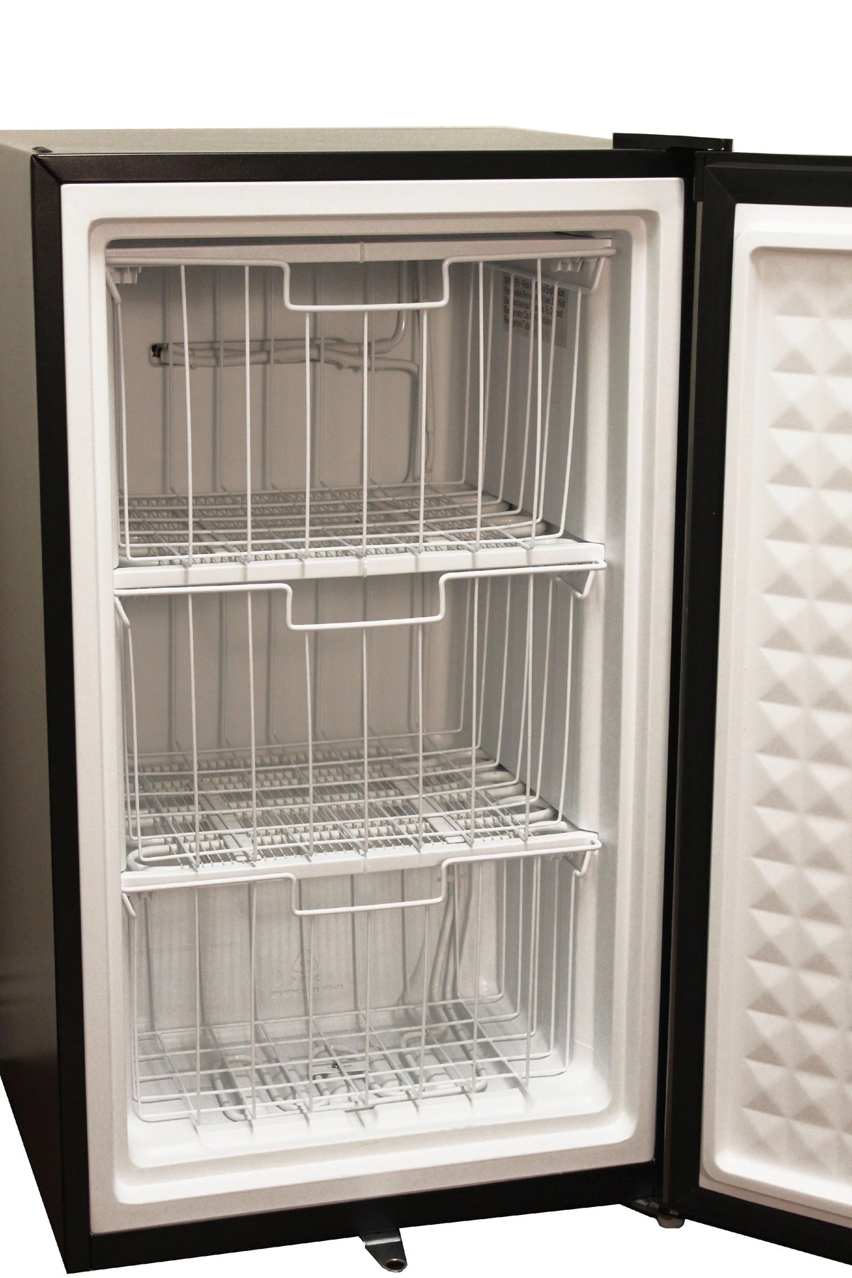 Stainless Steel 3.0 Cu ft Upright Freezer F26611