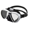Black Silicone Mask with Glass White Frame Z405