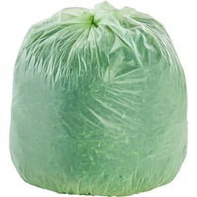 48 gal Green Plastic Trash Bags I4895