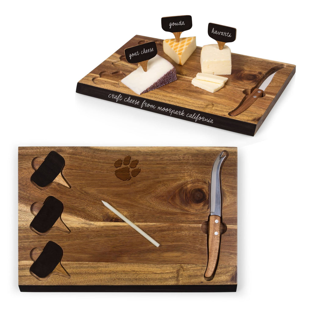 Acacia Cheese Board and Tools Set D835332