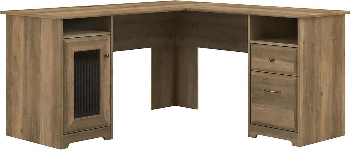 Modern Walnut L Shape Desk B464