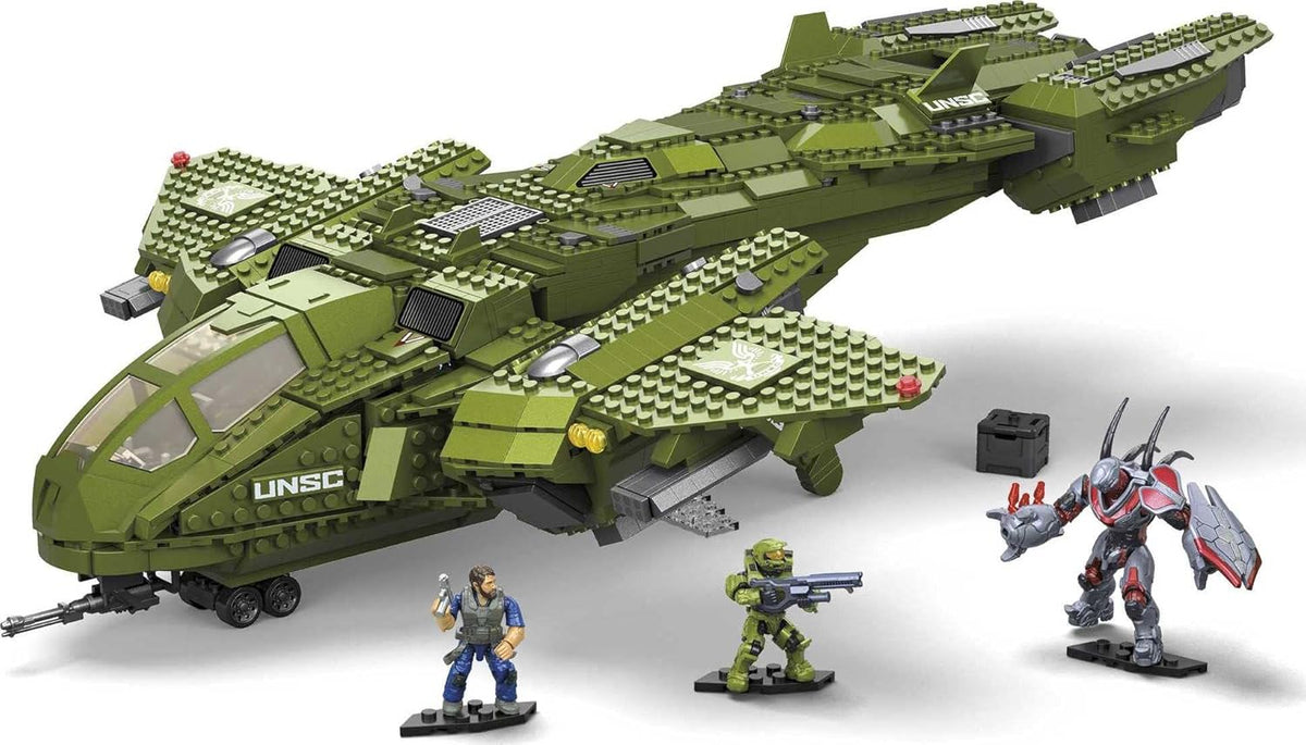 Pelican Inbound Vehicle with 2024 Pieces, 3 Micro Action Figures and Accessories Z638264