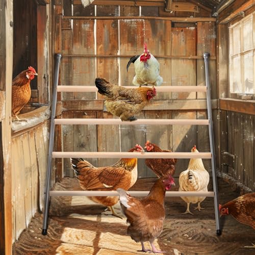 Chicken Coop Run with Anti-Rust Durable Steel, Large Walk-in Poultry Cage with Cover R3190