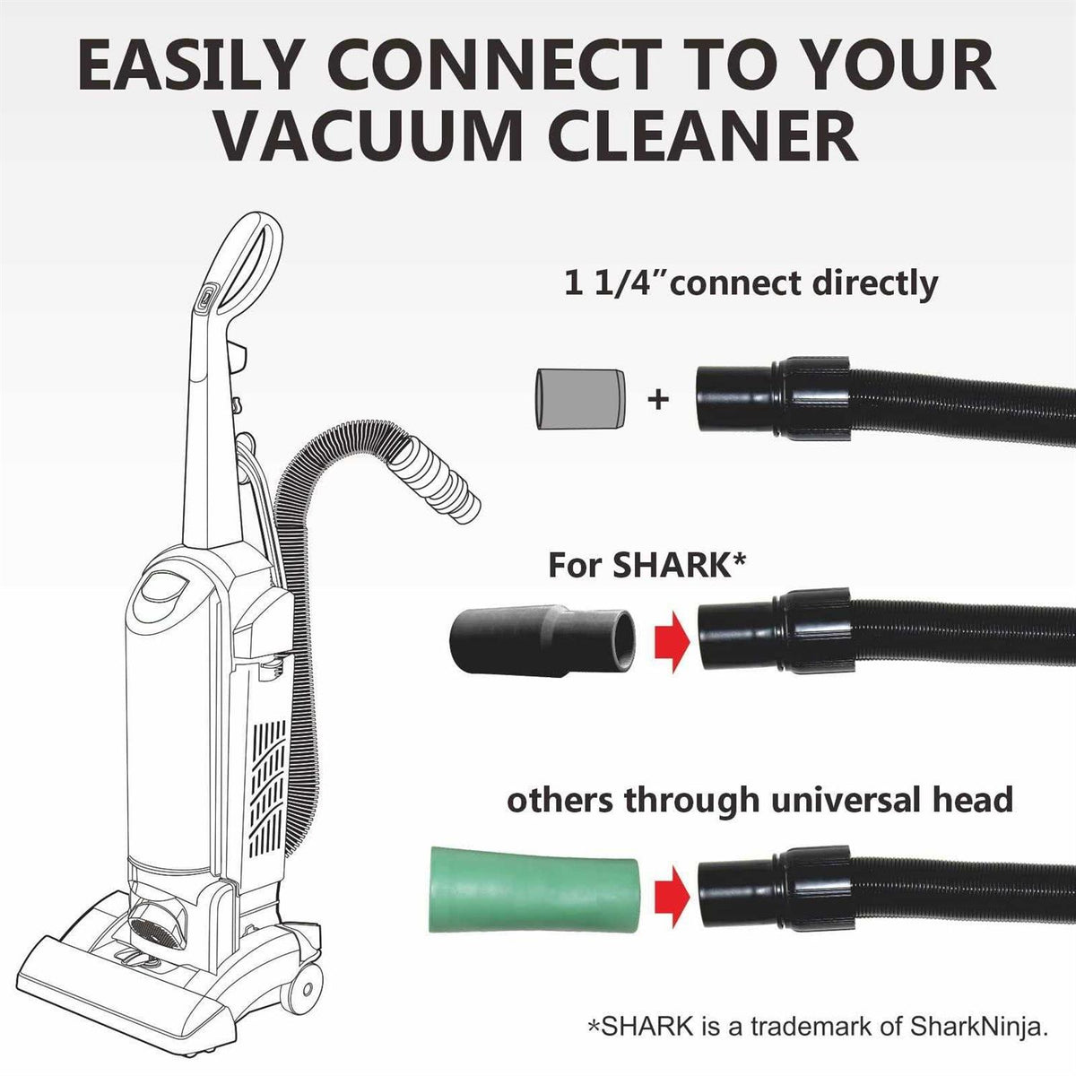 Pet Hair Grooming Brush Comb Shedding Vacuum Attachment Tool R536918