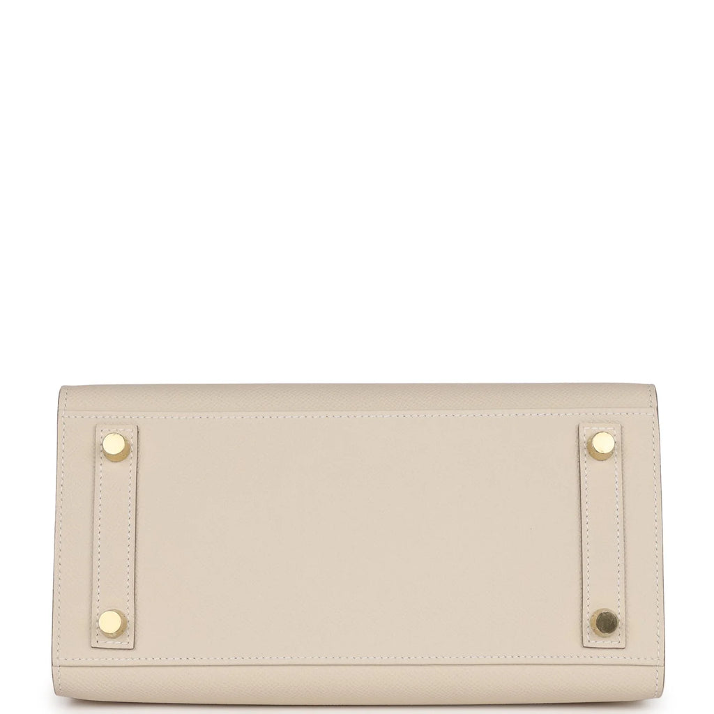 Birkin 25 Craie Epsom Gold Hardware Z580