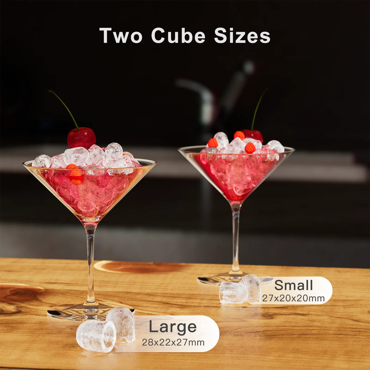 Portable Countertop Ice Maker, 9 Cubes in 6 Mins, 26lbs/24H N440256