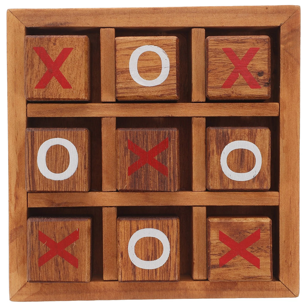 Tic Tac Toe Wooden Board Game Toy R95879