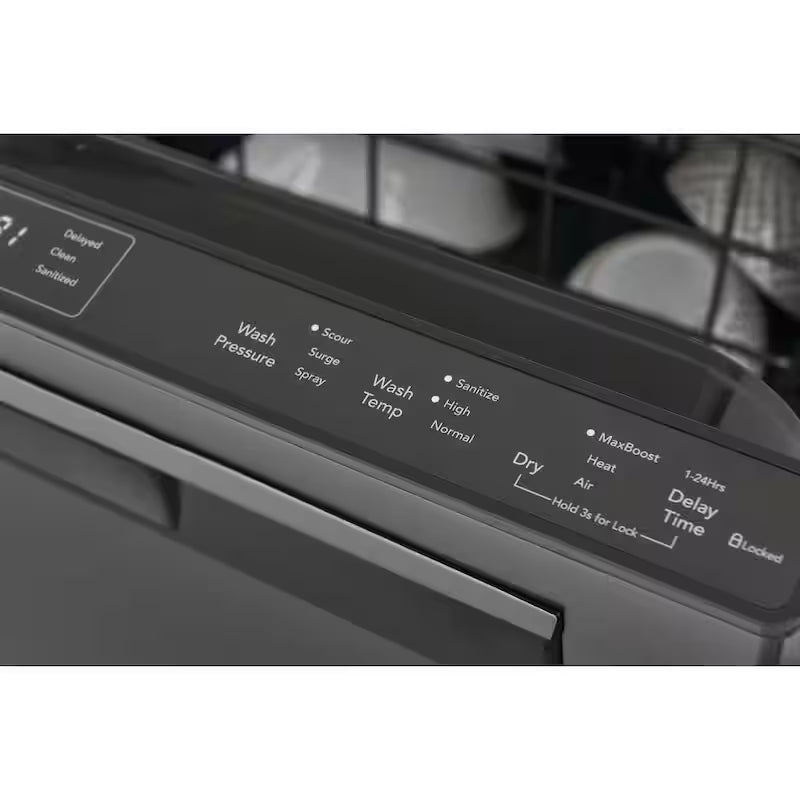 Black Stainless Steel Built-In Dishwasher C184