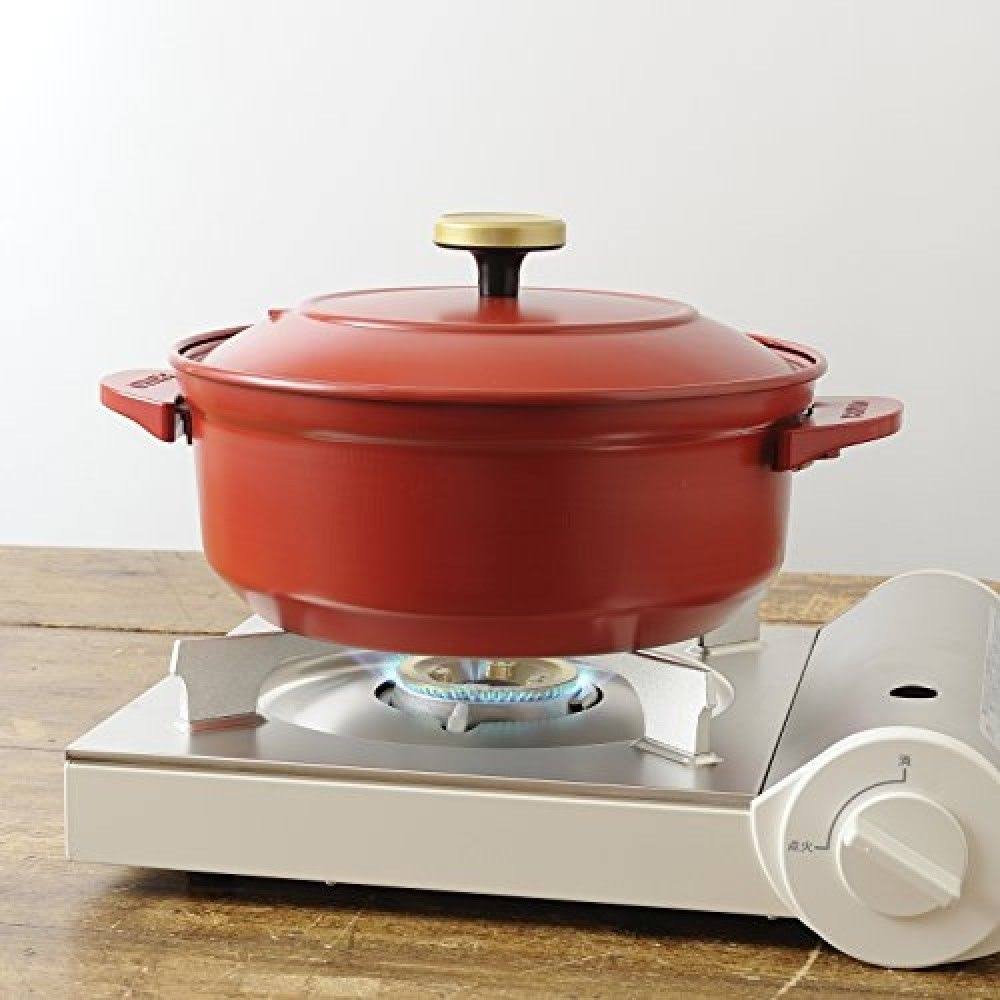 Red Electric Grill Pot Y82037