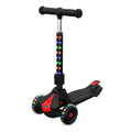 Black 3 Wheel Light Up Kick Scooter U9127