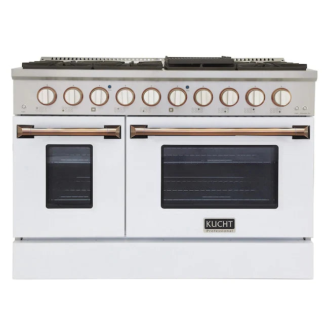 White Dual Fuel Gas Range A781