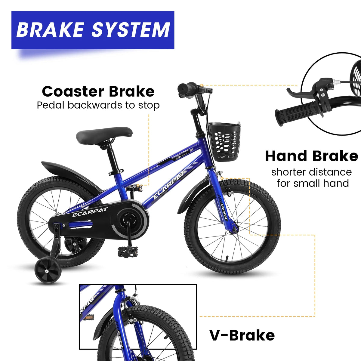 14 inch Kids Bike with Training Wheels Q203885