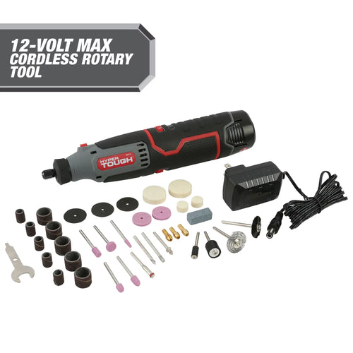 12V Cordless Variable Speed Rotary Tool with 40 Accessories and 200-Piece Accessory Kit M52419
