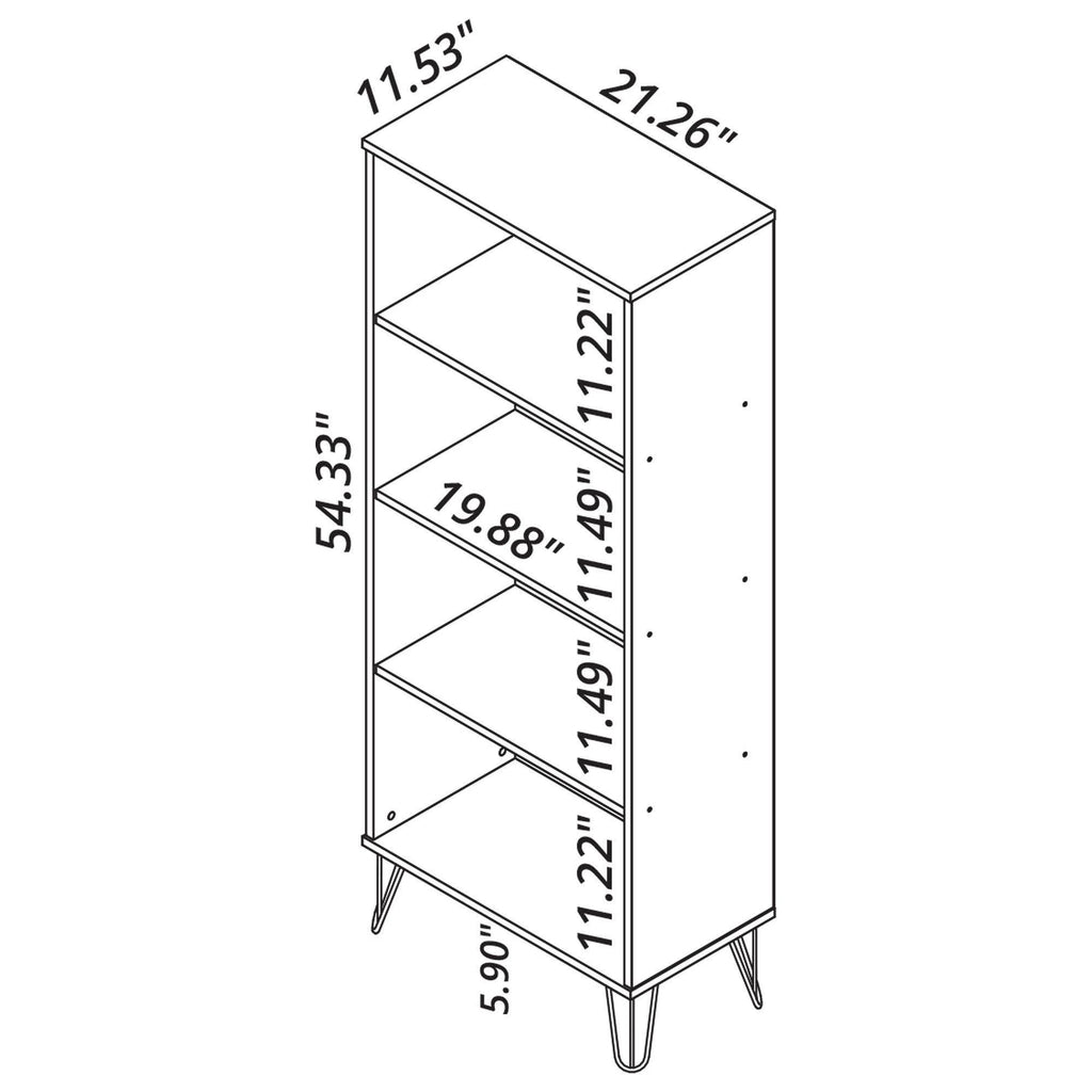White Bookcase O349065
