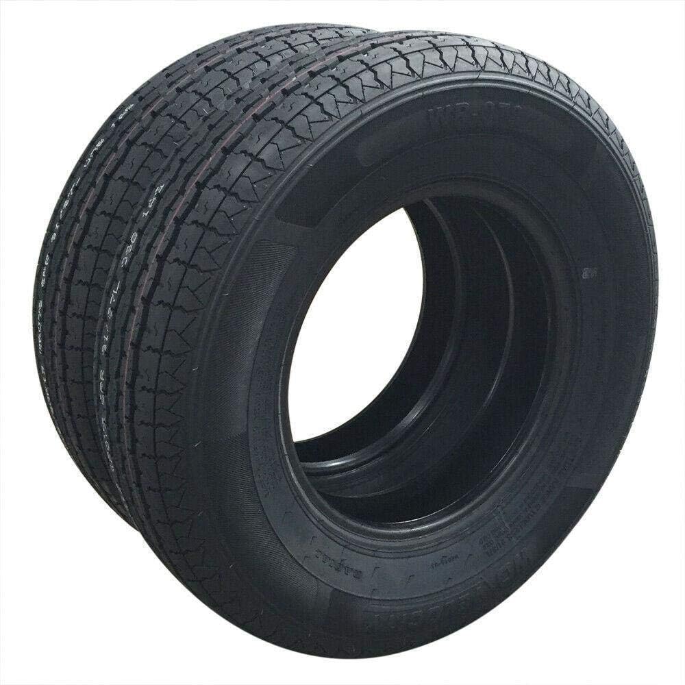 Set of 2 Trailer Tires ST175/80R13 Radial Tubeless O540