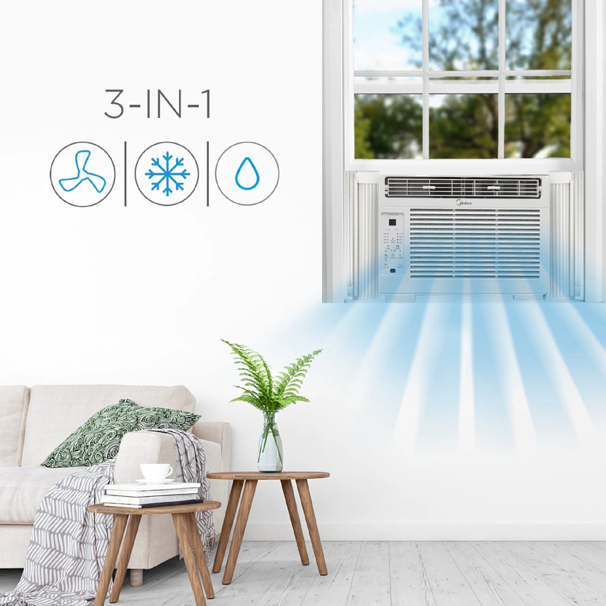 6,000 BTU Window Air Conditioner with Remote S130