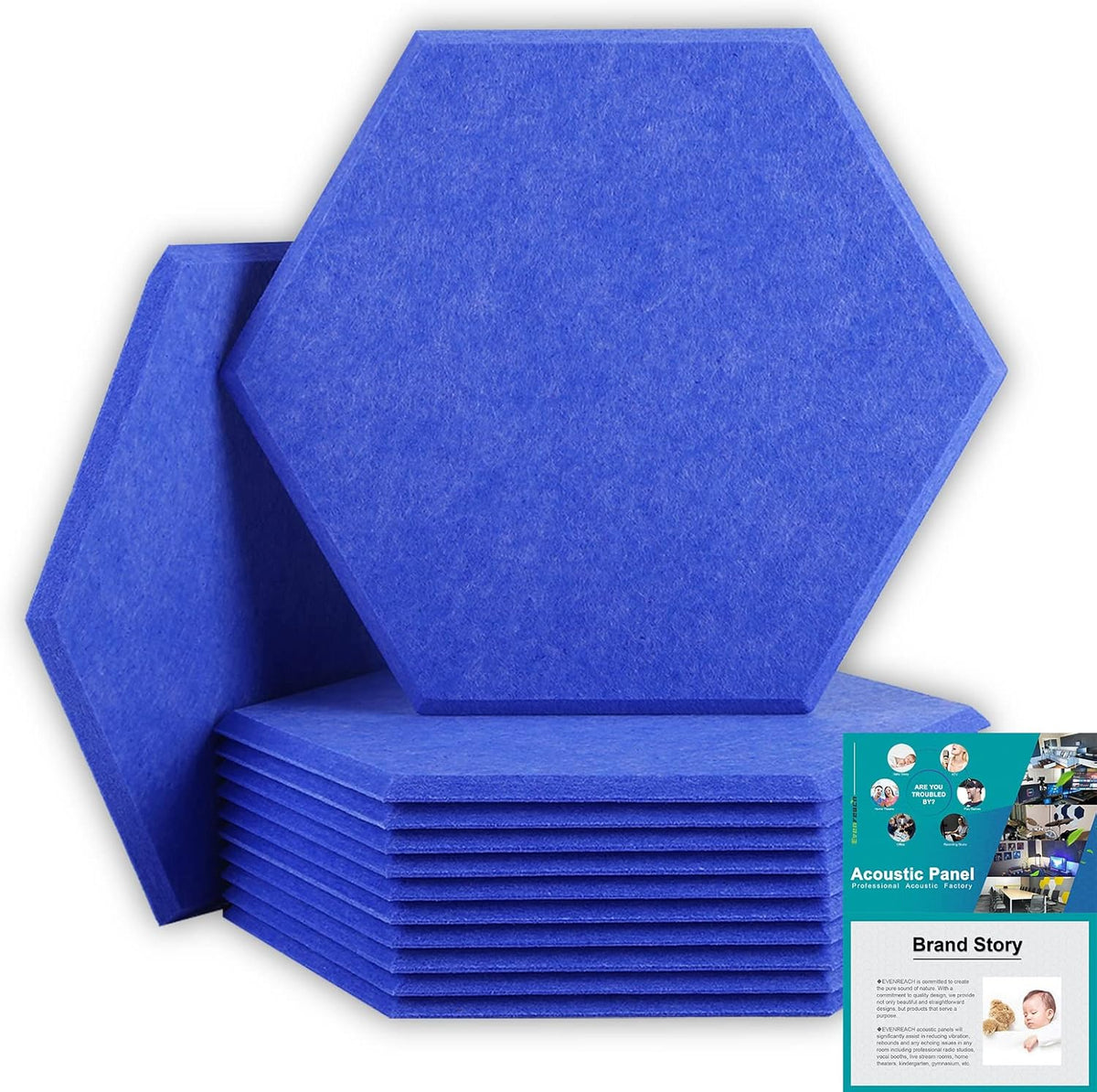 8 Pack Art Acoustic Panels 48X32Inches Sound Absorbing Q903