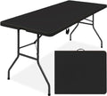 Black 4ft Plastic Folding Table V354813