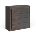 Dark Oak Finish 4-Drawer Chest L3517