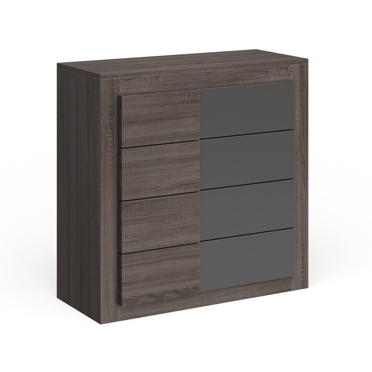 Dark Oak Finish 4-Drawer Chest L3517