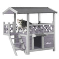 Feral Cat House with Escape Door H927396