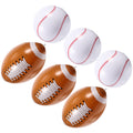 6 Pcs Inflatable Baseball PVC Toys for Toddlers J8542