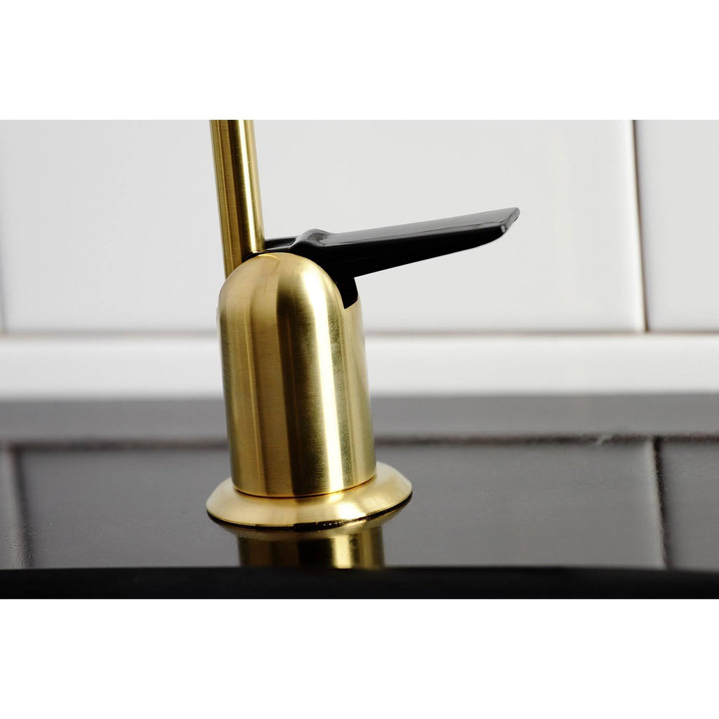 Matte Black Water Filtration Faucet V7889