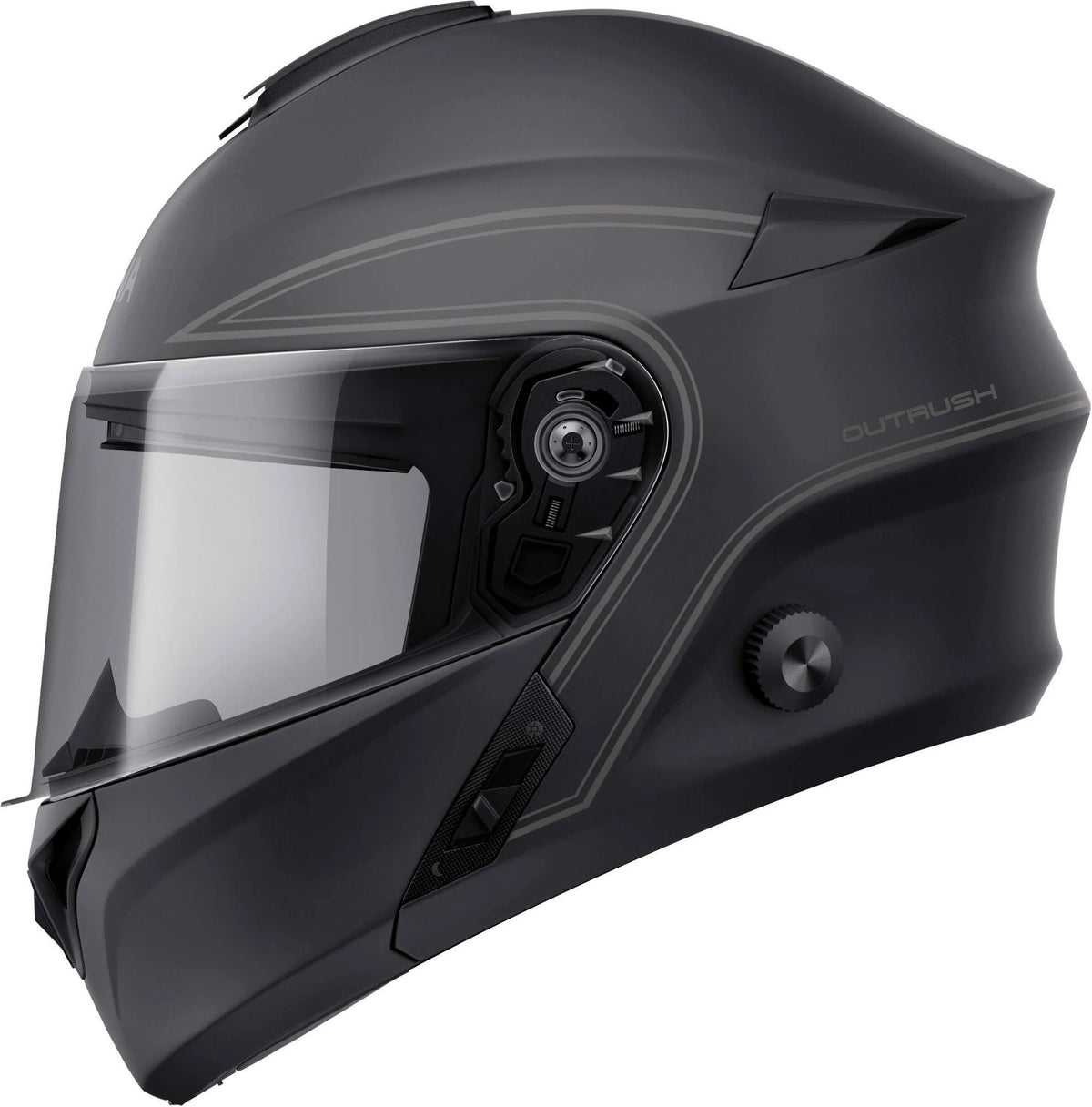 Matte Black Modular Helmet W13802