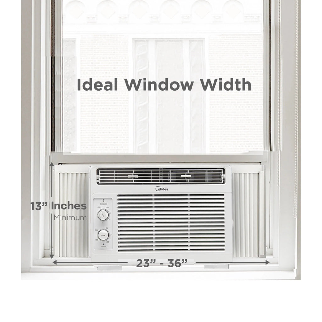 5,000 BTU 150 Sq Ft White Window Air Conditioner N267454