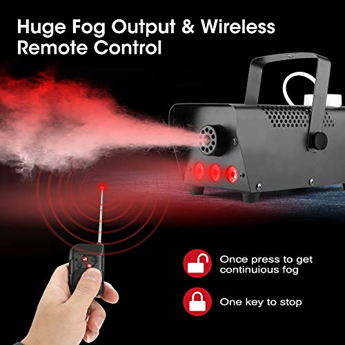Fog Machine with 12 Colorful LED Lights G950