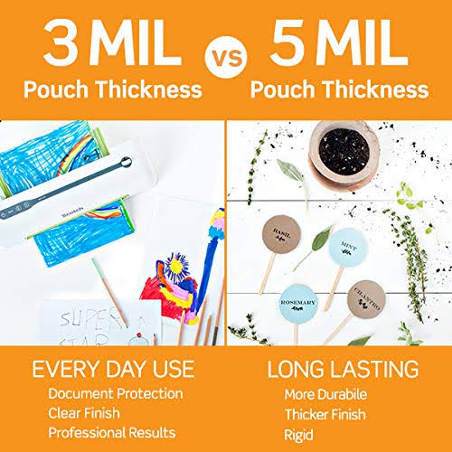 Thermal Laminating Pouches, 8.9 x 11.4-Inches, 3 Mil Thick, 200-Pack, Clear X212