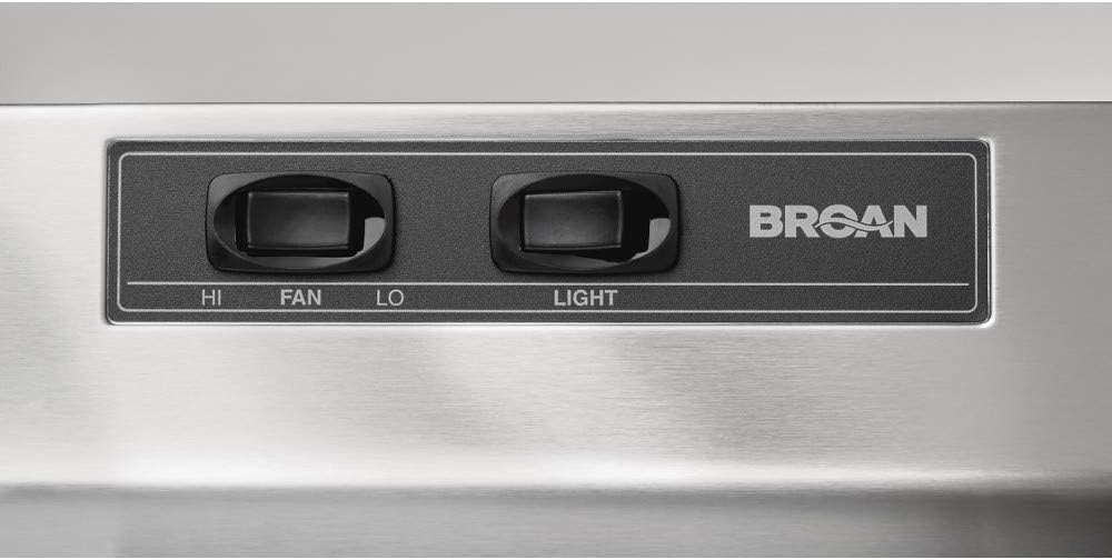 Range Hood Insert with Light Exhaust Fan, 30, Stainless Steel A5393