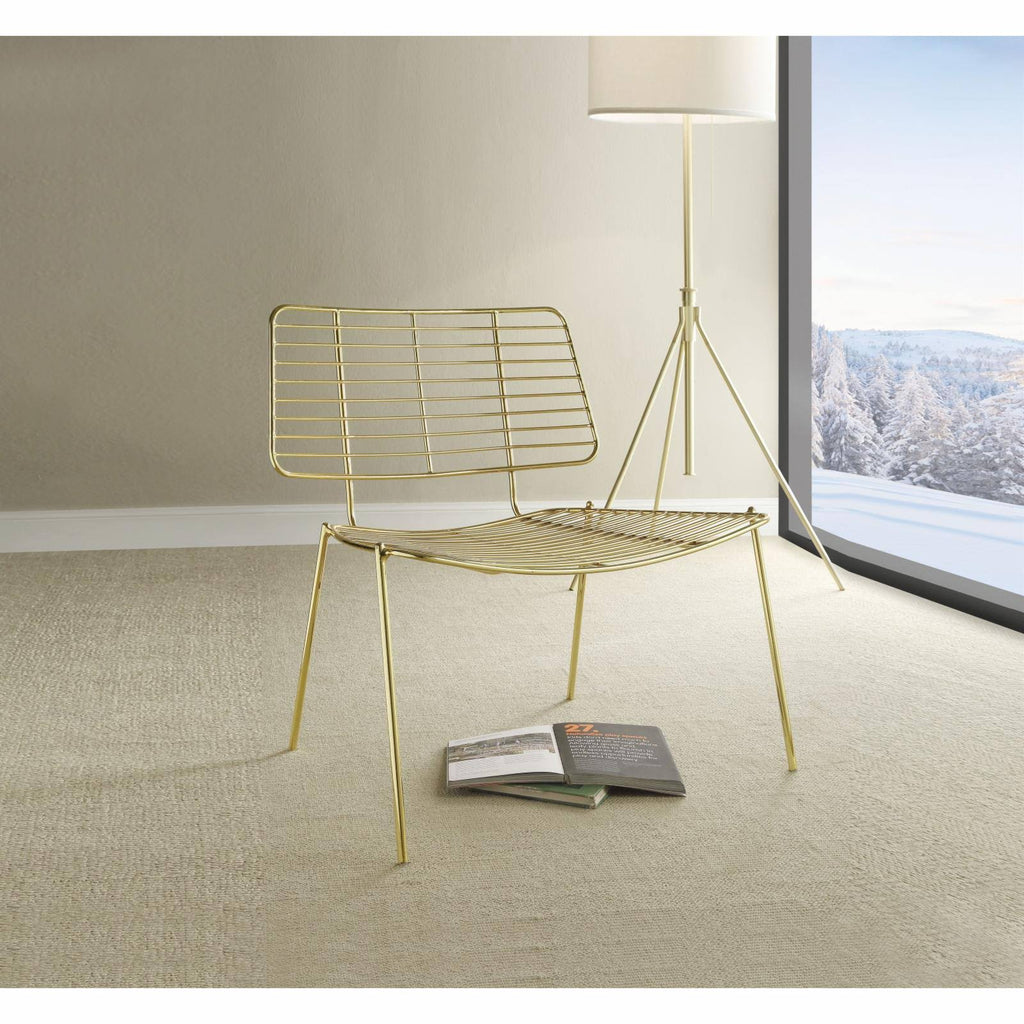 Gold Accent Chair Set of 2 A769