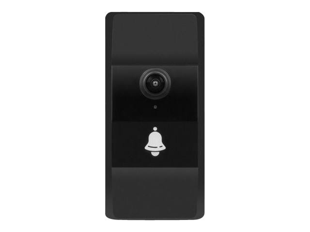 Black Wireless Smart Doorbell Camera J33425