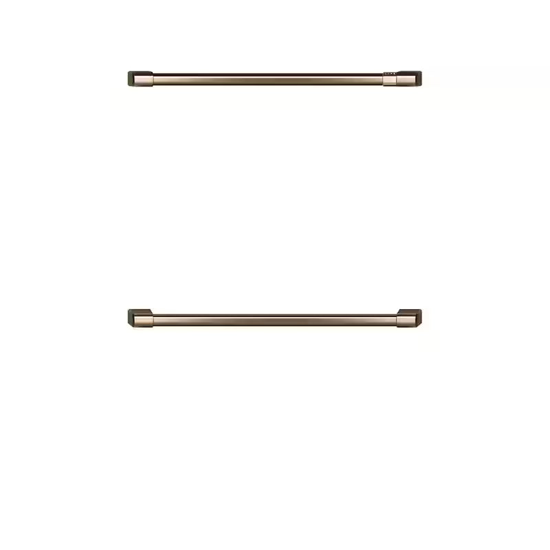 Double Wall Oven Handles in Brushed Bronze Q78557