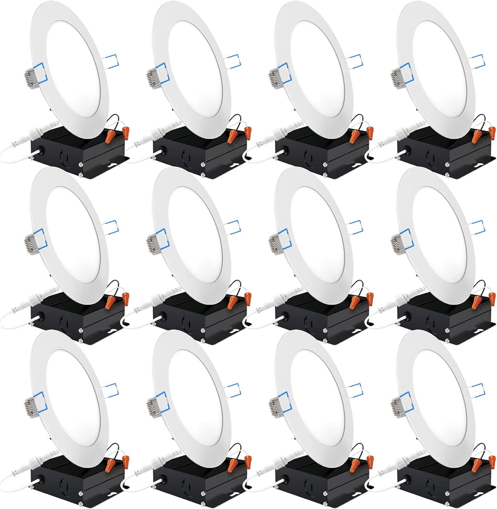 12 Pack 4 Inch Ultra Thin LED Recessed Ceiling Lights M9469