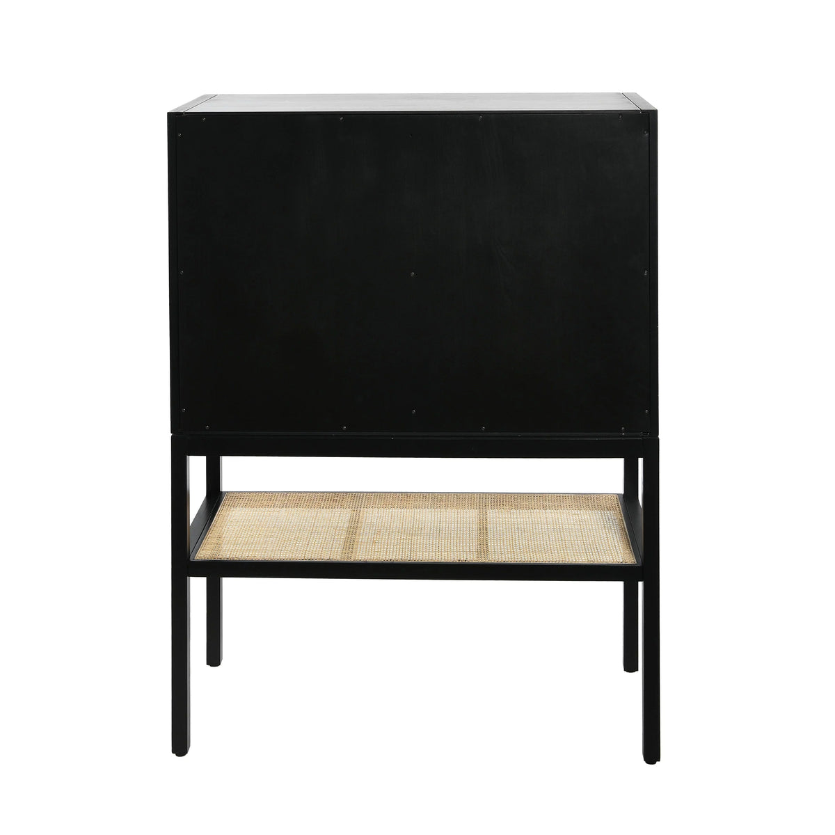 Pine Wood Cabinet with Rattan G1033