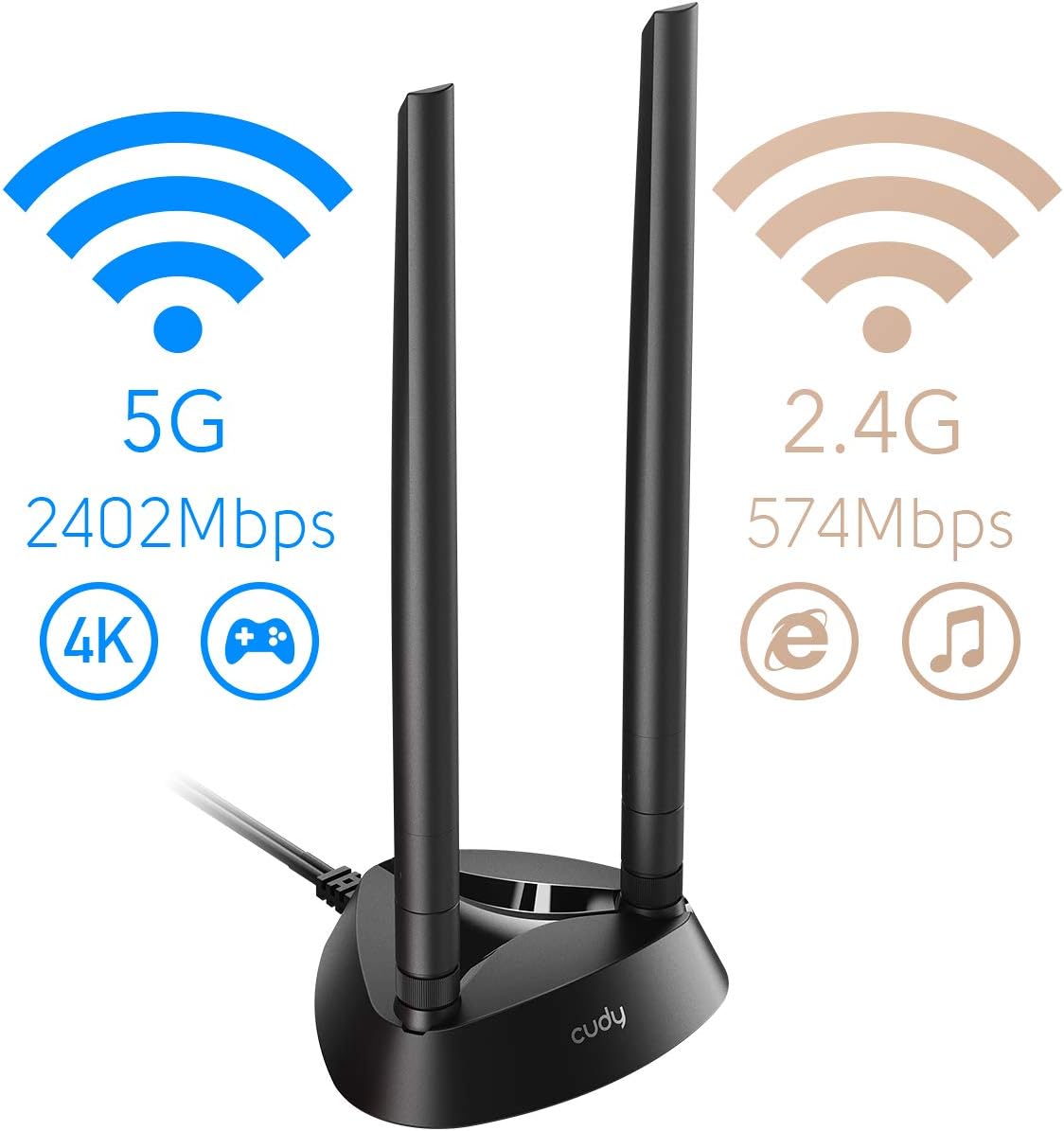 AX5400 WiFi 6 PCIe Card with Bluetooth 5.0 G7363