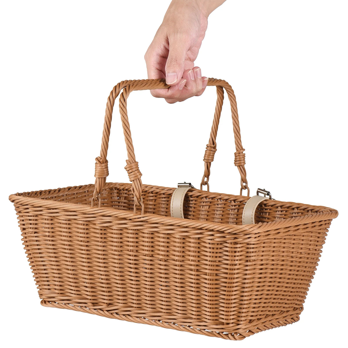 Wicker Bike Basket L191512