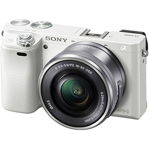 White 24 MP Mirrorless Digital Camera with 16-50 mm Lens E4888