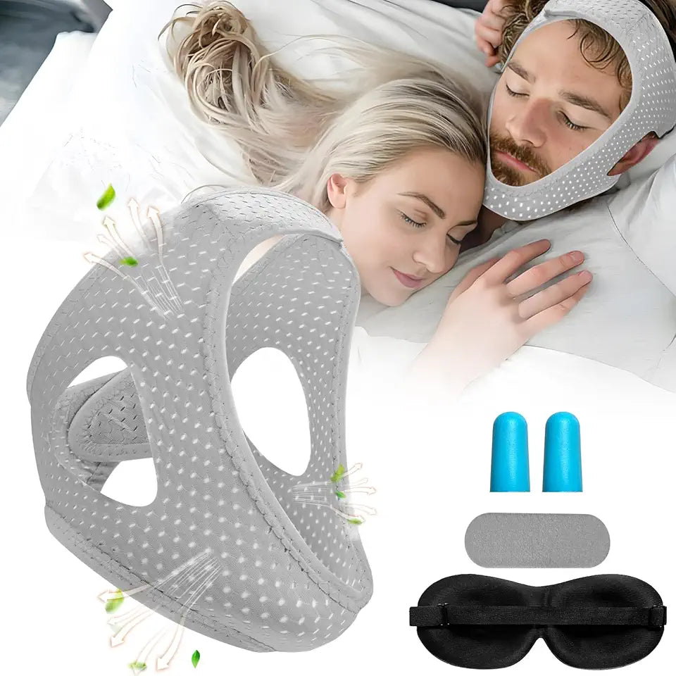 Anti Snoring Chin Strap with Eye Mask P50855