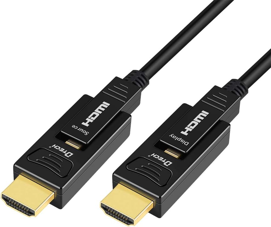 32 Feet Fiber Optic HDMI Cable 4K 60Hz 18Gbps Black 10 Meters G692710
