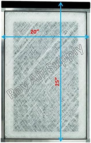 20x25 Air Cleaner Replacement Filter Pads (3 Pack) White H830