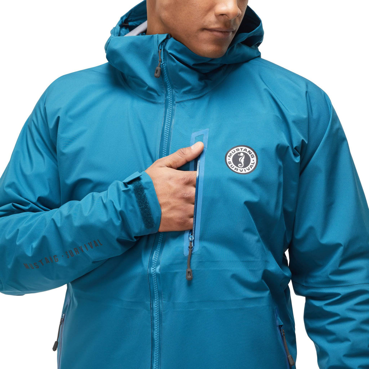 Waterproof Jacket Ocean Blue L M8778