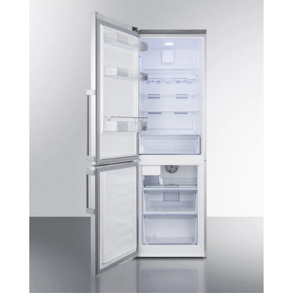 Stainless Steel Bottom Freezer Refrigerator with Icemaker V23753