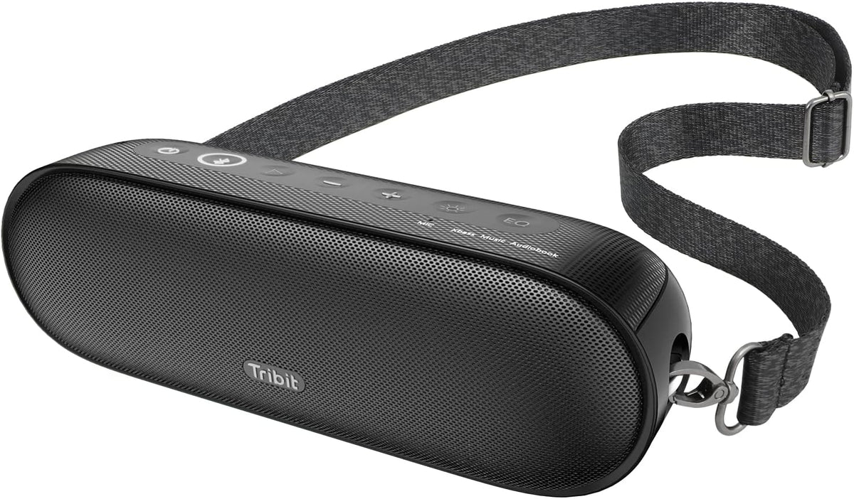 Portable Bluetooth Speaker with Pure Titanium Drivers, IPX7 Waterproof, 20H Playtime G513