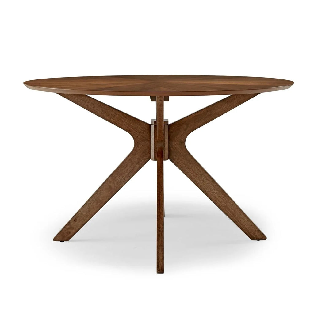 Walnut Round Wood Dining Table T462937