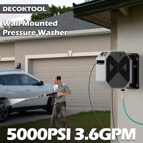 5000 PSI Electric Pressure Washer with 100FT Hose, Black K98185